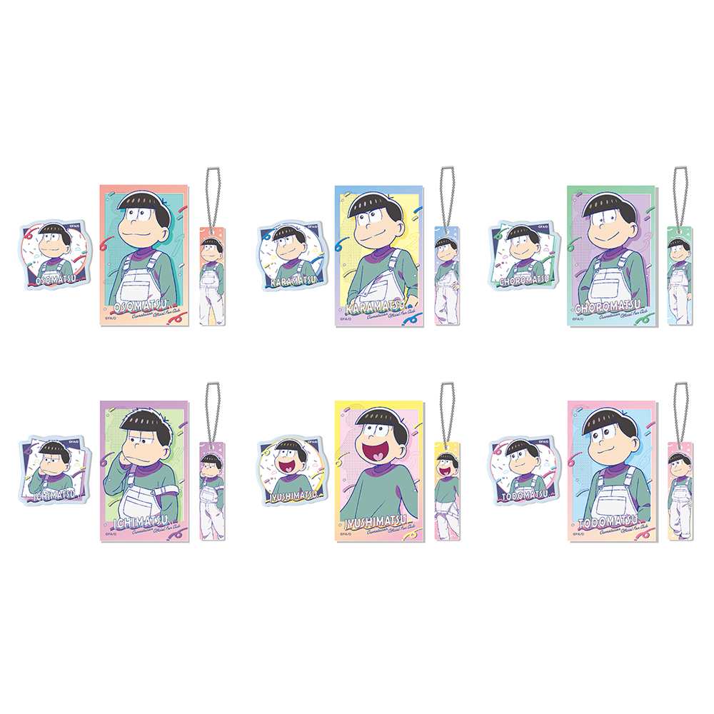 おそ松さん FC限定グッズセット(全6種) | おそ松さんファンクラブSHOP