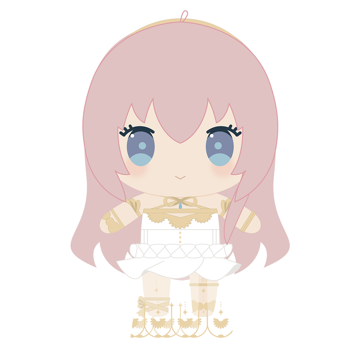 巡音ルカ　ぬいぐるみ　初音ミクシンフォニー 2024 マスコットぬいぐるみ : ミクシンフォニー2024 巡音ルカ マスコットぬいくるみ 2