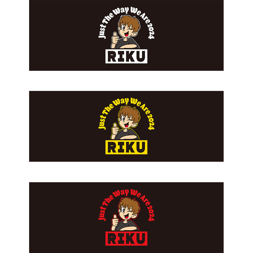 RIKU2024TOUR「JUST THE WAY WE ARE」 タオル（全3種） | RIKU 