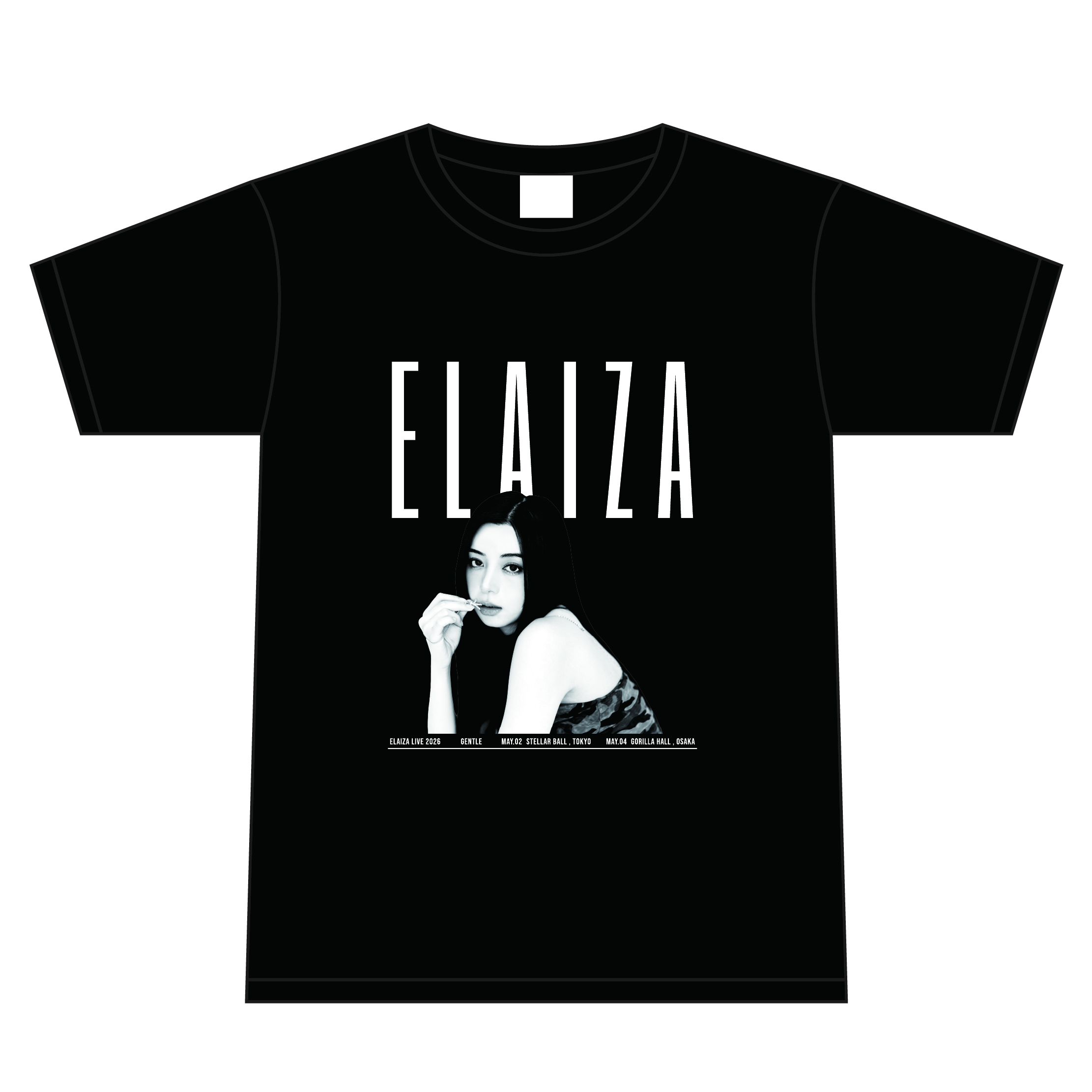 ELAIZA“GENTLE”ライブTシャツ（BIG TEE） | ELAIZA ONLINE STORE