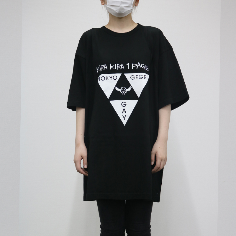 TOKYO GEGEGAY BIG T-shirt KIRAKIRA ver. BLACK | GEGE SHOP