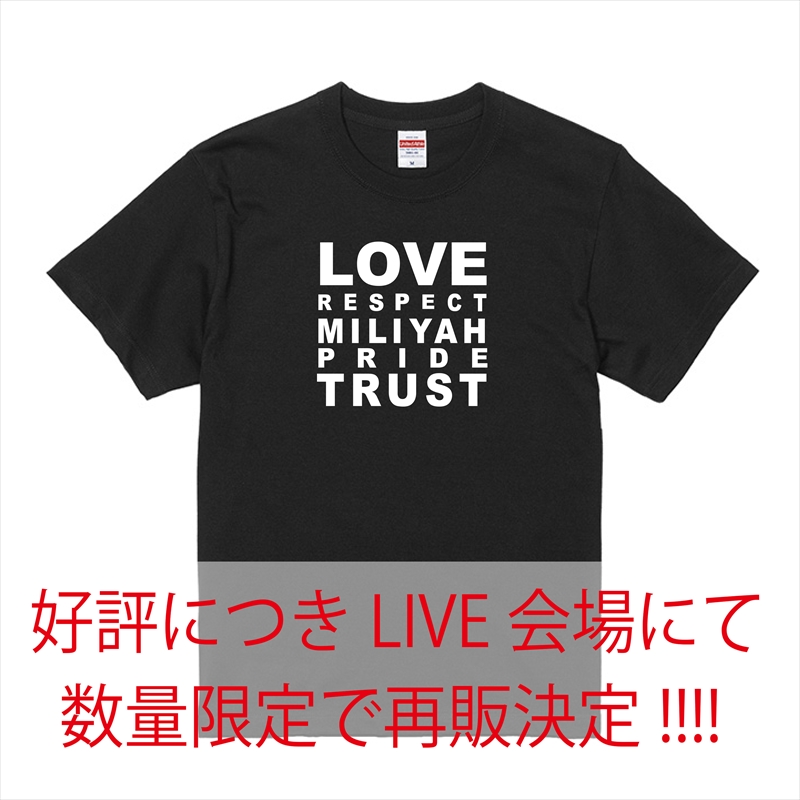 MILIYAH BUDOKAN 2020」LIVE Tシャツ / KAWI JAMELE | MILIYAH 