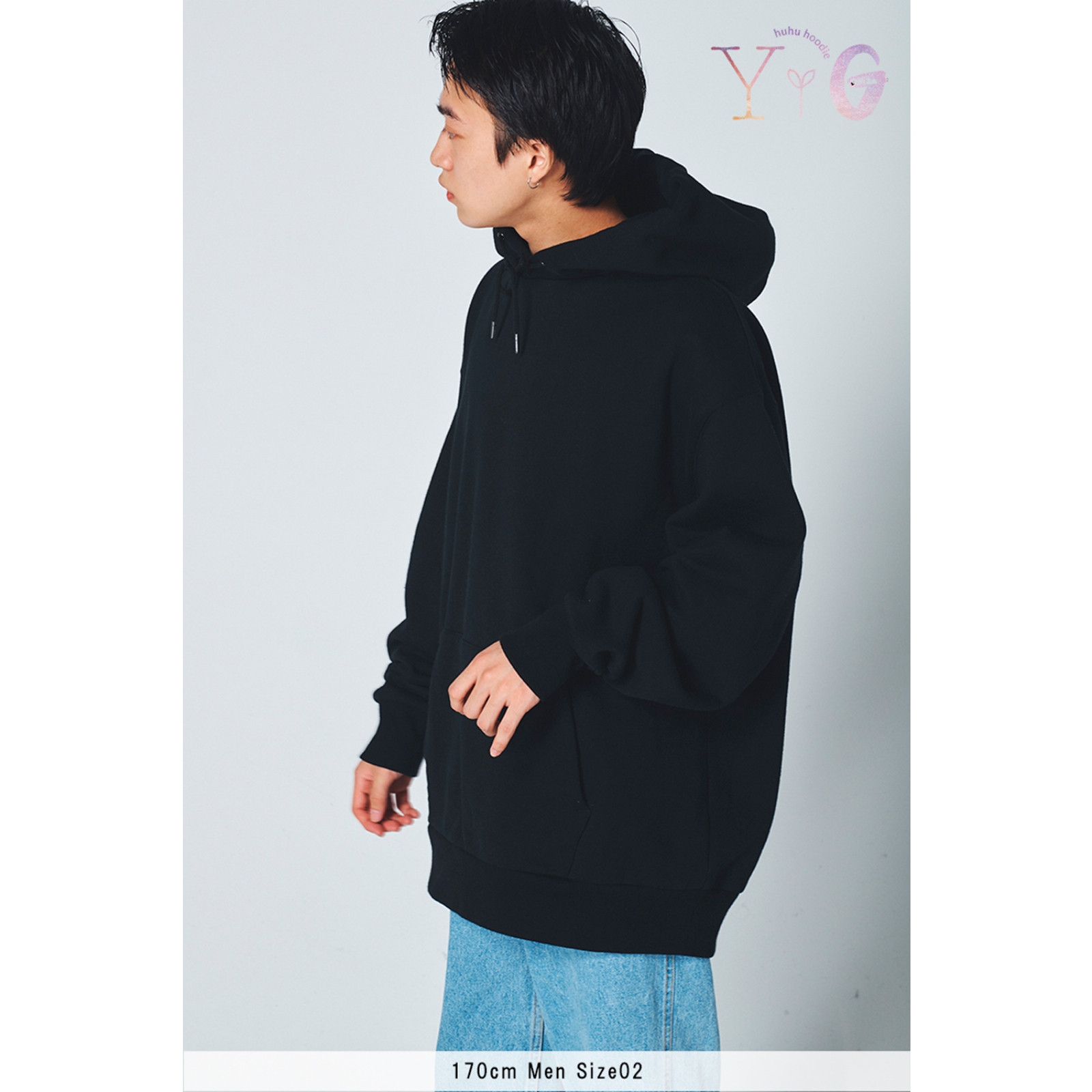 huhu フーディ〉PHOTO PRINT | Yui Aragaki × Ginza huhu hoodie STORE