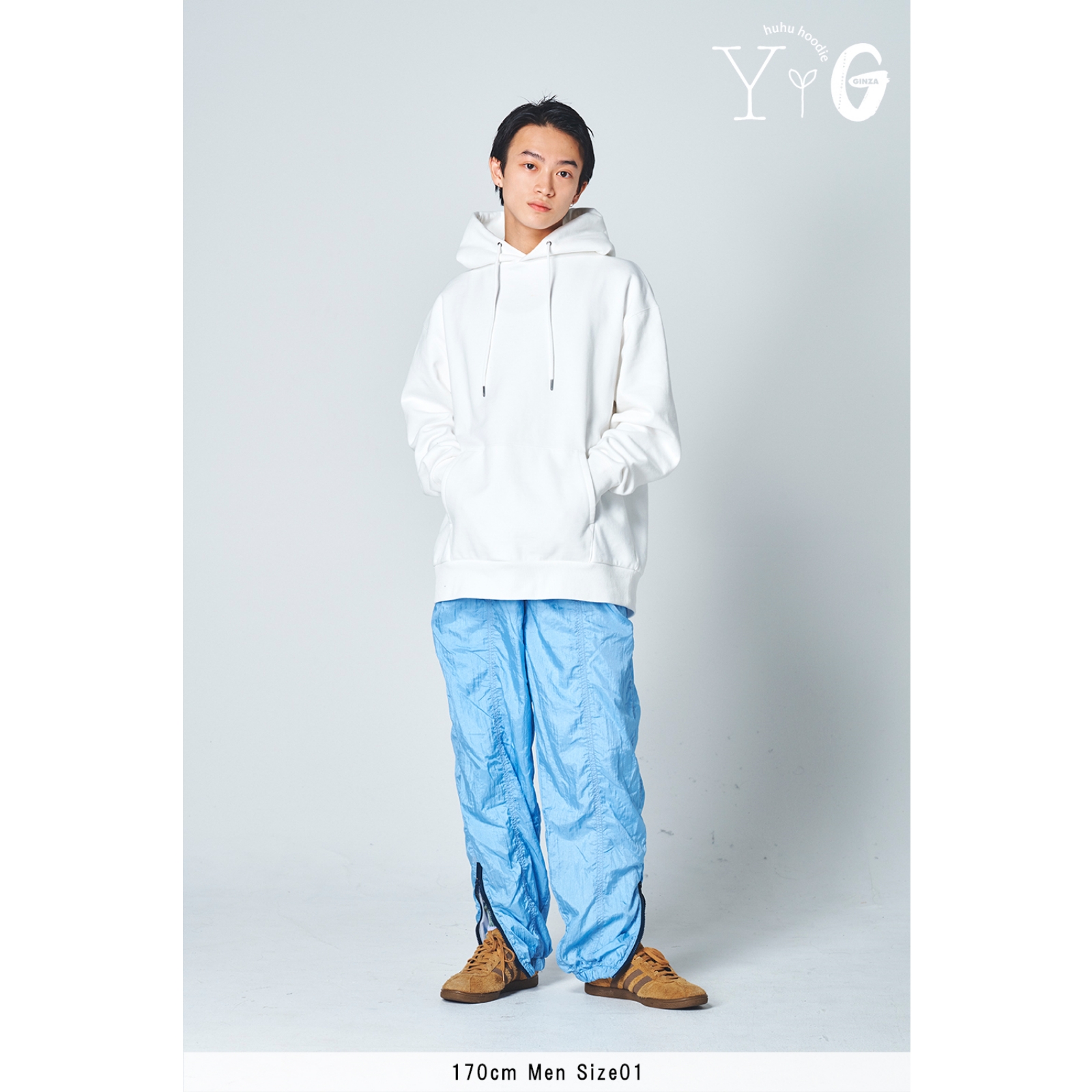 huhu フーディ〉WHITE | Yui Aragaki × Ginza huhu hoodie STORE 