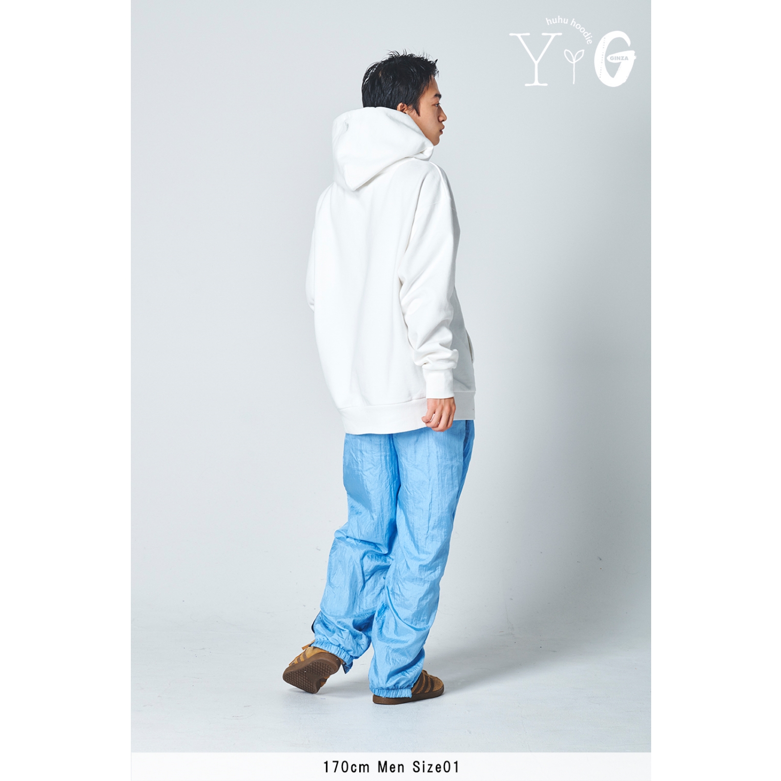huhu フーディ〉WHITE | Yui Aragaki × Ginza huhu hoodie STORE 